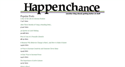 Desktop Screenshot of happenchance.net