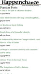 Mobile Screenshot of happenchance.net